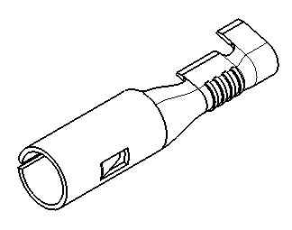 ROUND 4.5 Socket Unsealed Crimp Terminal, Not Plated, 0.25-1.5mm2 ...